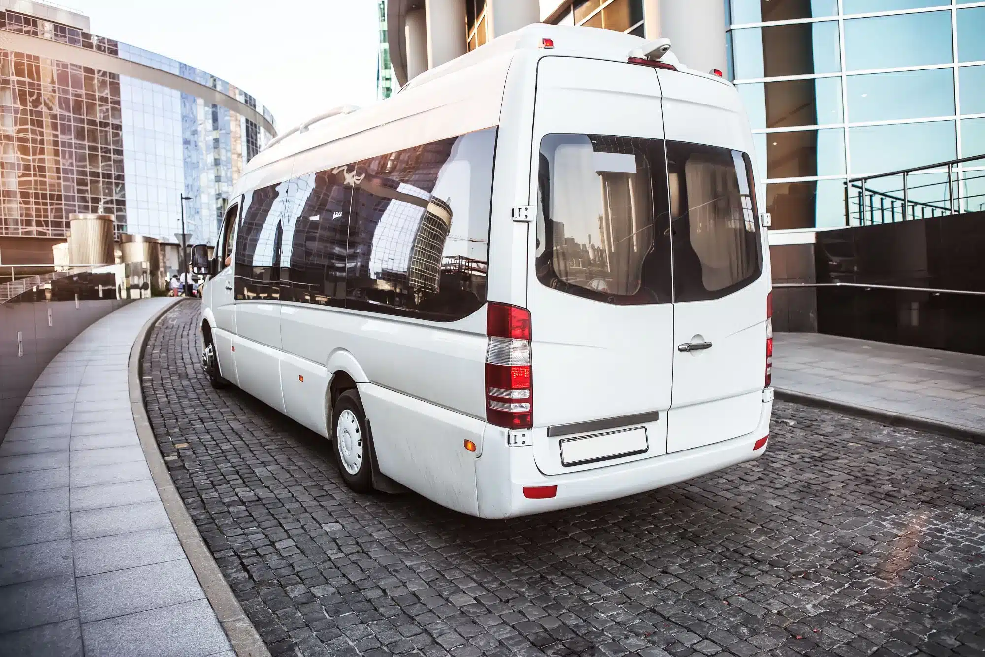 minibuss i byen